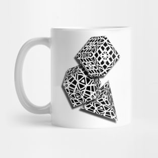 3D Cubes Mug